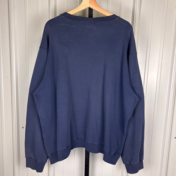 Nike Silver Tag 00s Spellout Embroidered XL Essential Crewneck - Picture 6 of 6